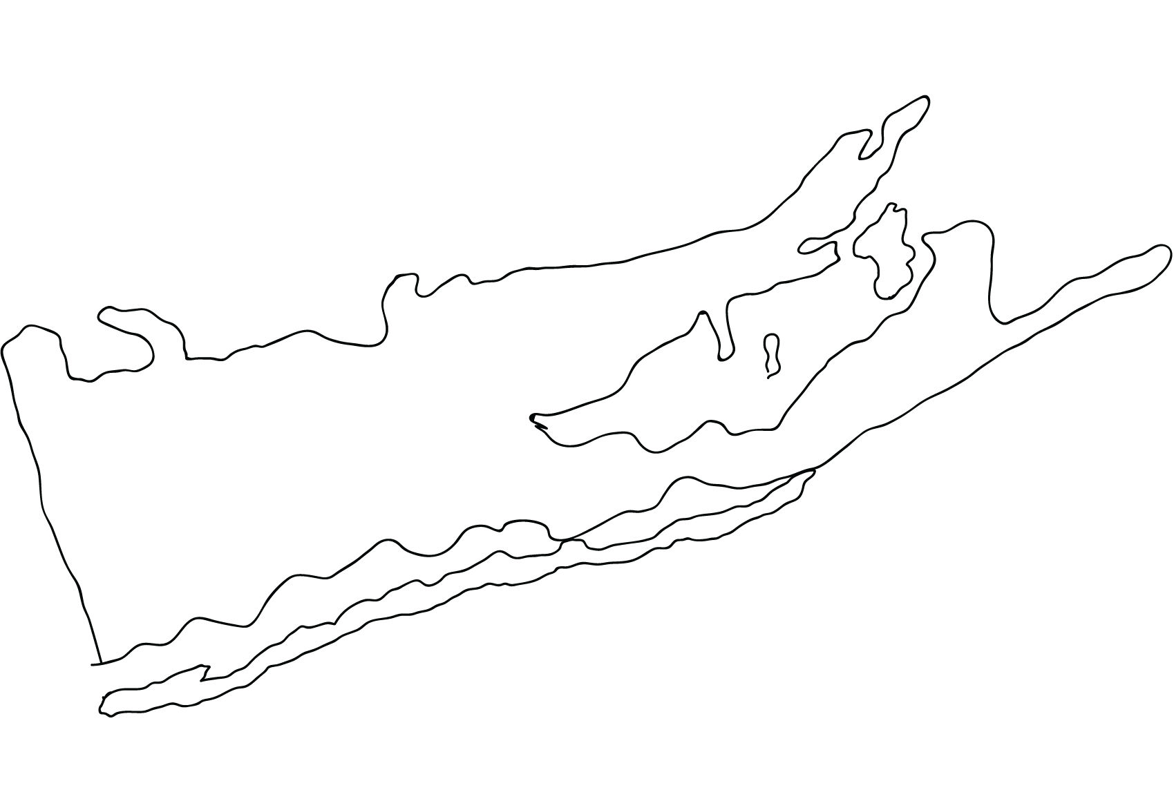 Long Island outline
